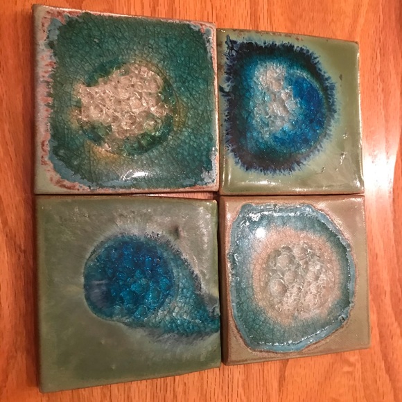 Anthropologie celestial coaster set